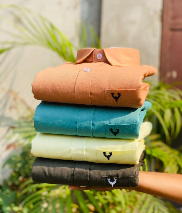 Jais Fashion Allen Men's Plain Shirt Combo - Pack of 4 | Premium Cotton | Casual & Formal Wear - L-40