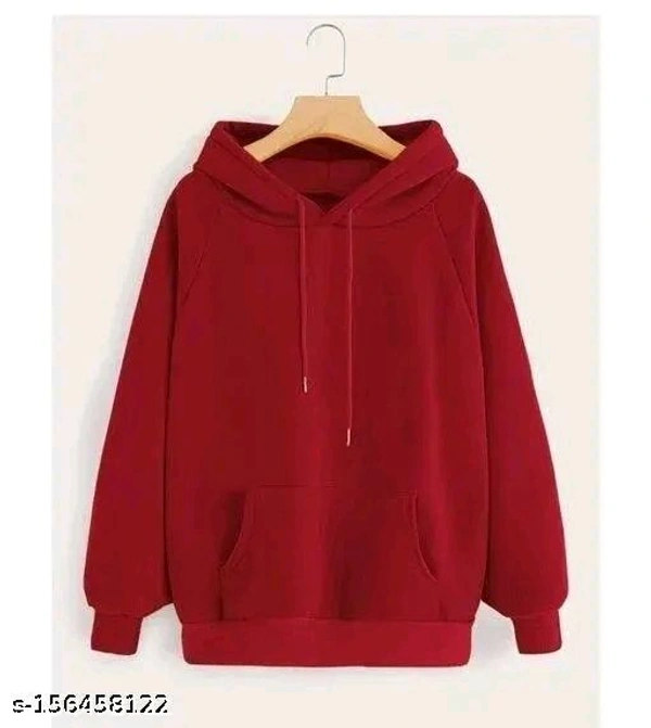 Cozy Winter Classic Hoodie Collection 5 Color - M-38, Red