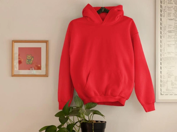 Cozy zaraa Winter Classic Hoodie Collection - M-38, Red