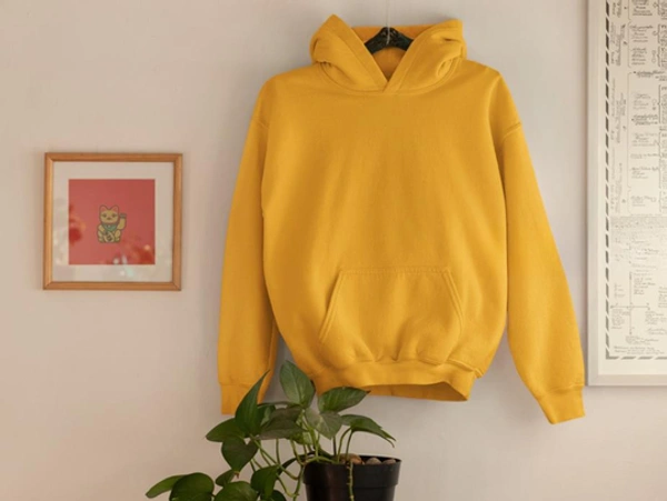 Cozy zaraa Winter Classic Hoodie Collection - XXL-44, Yellow