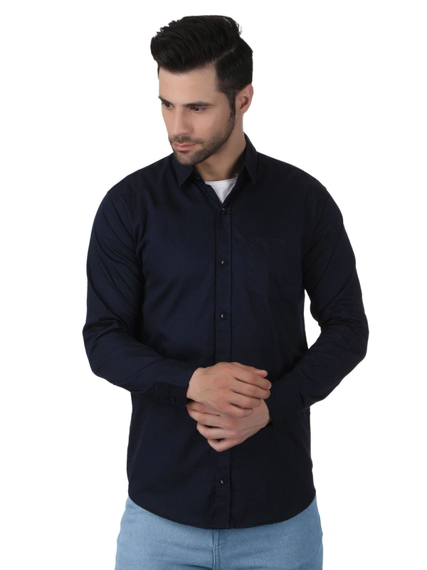 Jais Fashion Plain Shirt Combo (Pack of 4) - L-40