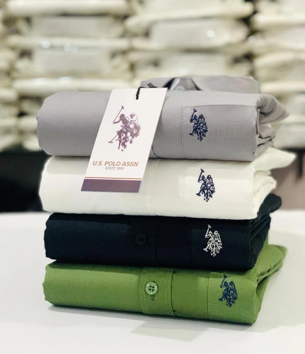 U.S  Men's Plain Shirt Combo - Pack of 4 | Premium Cotton | Casual & Formal Wear - XL-42
