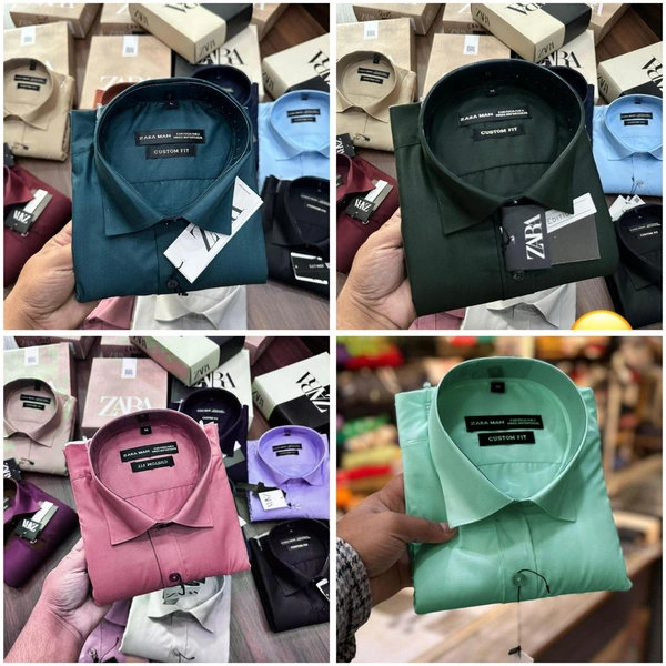 Zara Men's  Premium Shirt Combo - L- 40
