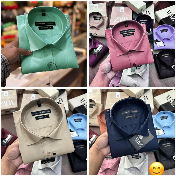 Zara Men's  Premium Shirt Combo - XL- 42