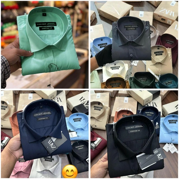 Zara Men's  Premium Shirt Combo - XL- 42