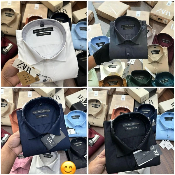 Zara Men's  Premium Shirt Combo - L- 40