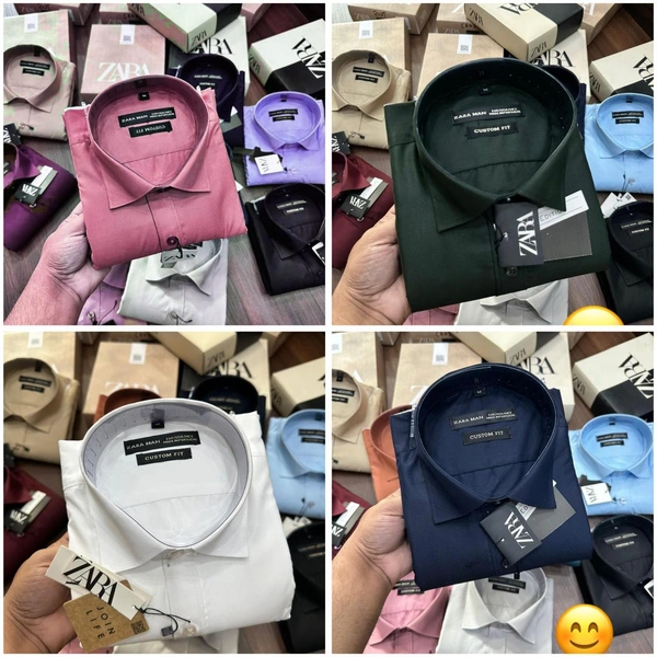 Zara Men's  Premium Shirt Combo - M- 38