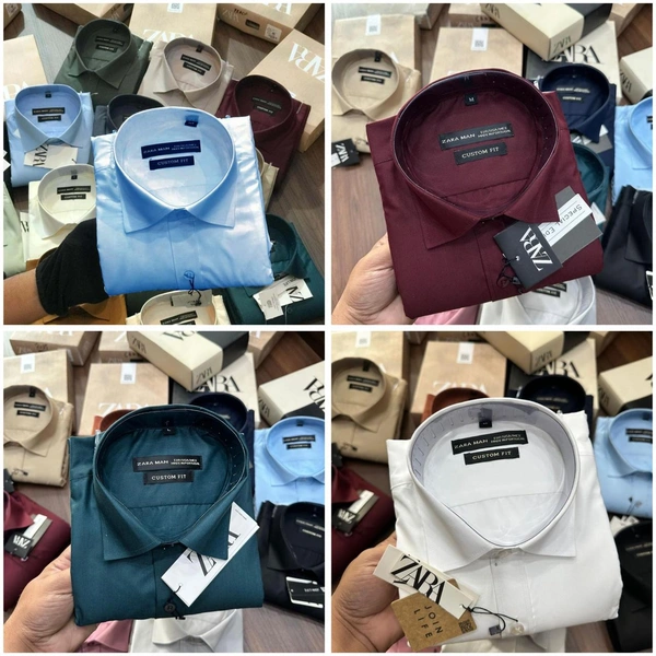 Zara Men's  Premium Shirt Combo - XXL- 44