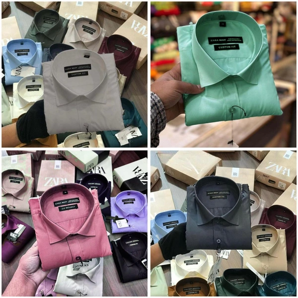 Zara Men's  Premium Shirt Combo - L- 40