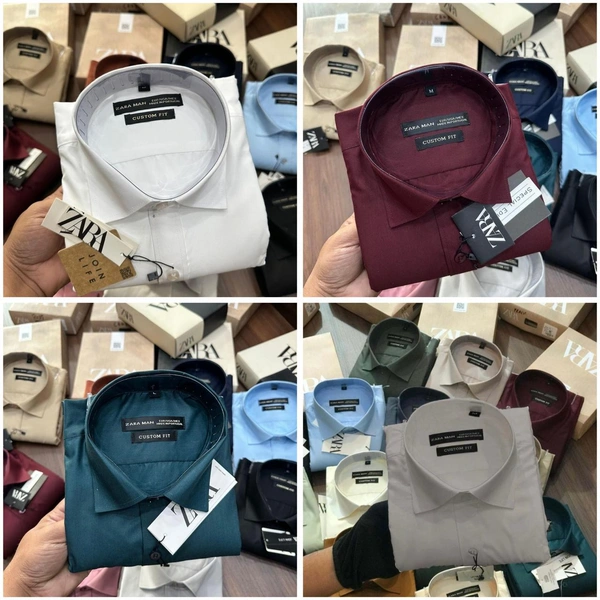 Zara Men's  Premium Shirt Combo - M- 38