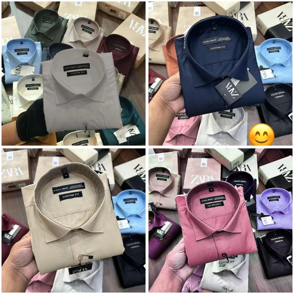 Zara Men's  Premium Shirt Combo - XXL- 44