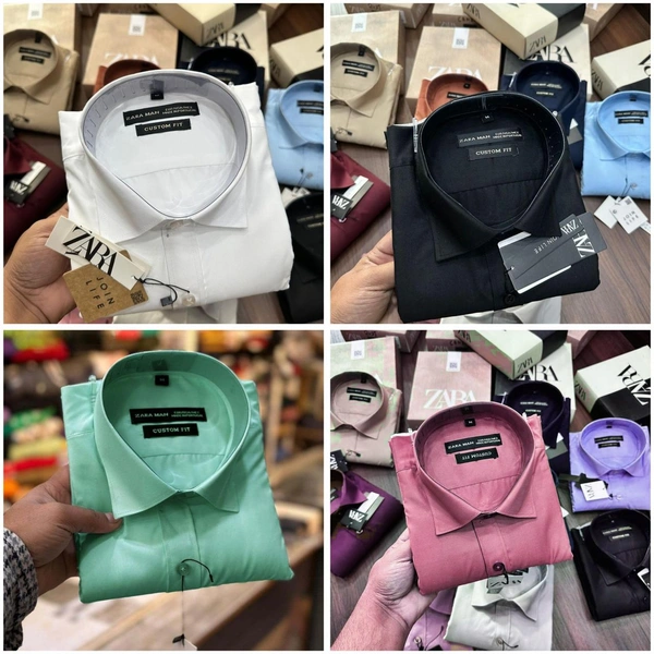 Zara Men's  Premium Shirt Combo - L- 40