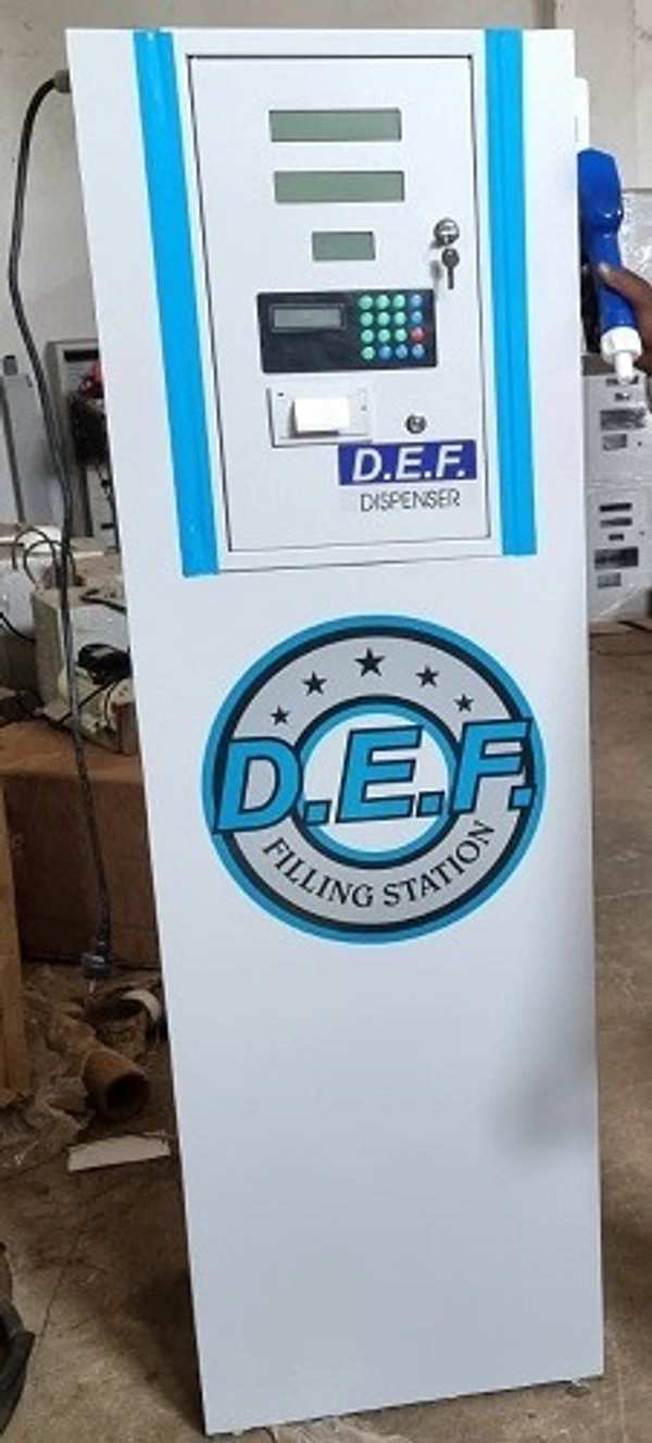 DEF Dispenser White Colour with Printer High Accuracy, Heavy Duty Big Size (With LM) - Big Size, White