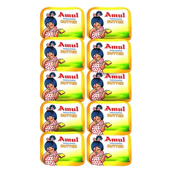 Amul Butter School Pack - 100g (10pcs ??10g)