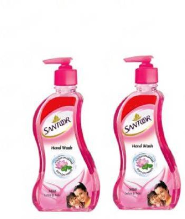 Santoor Mild Lotus And Tulsi Handwash - 215ml