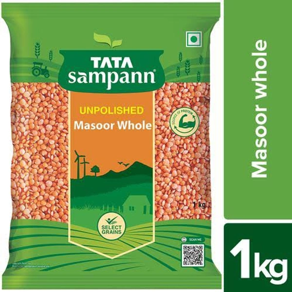 Tata Sampann Masoor Dal (Masur Dal) - 1kg