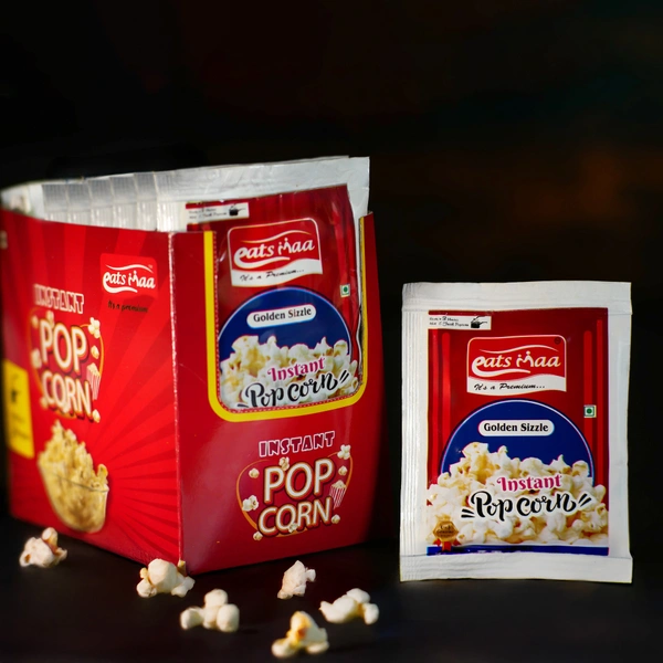Eatsmaa Instant Popcorn Golden Sizzle - 30g