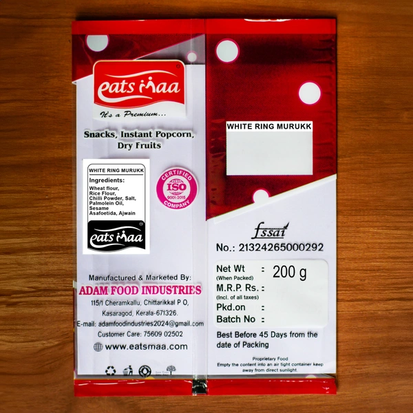 Eatsmaa White Ring Muruk - 200g