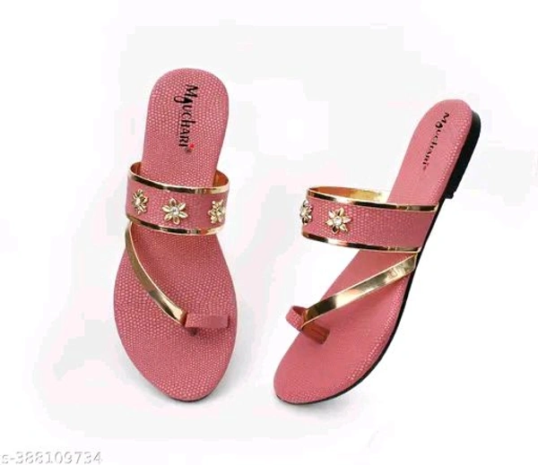 Stylish Latest Sandals  - Tickle Me Pink, Size 4