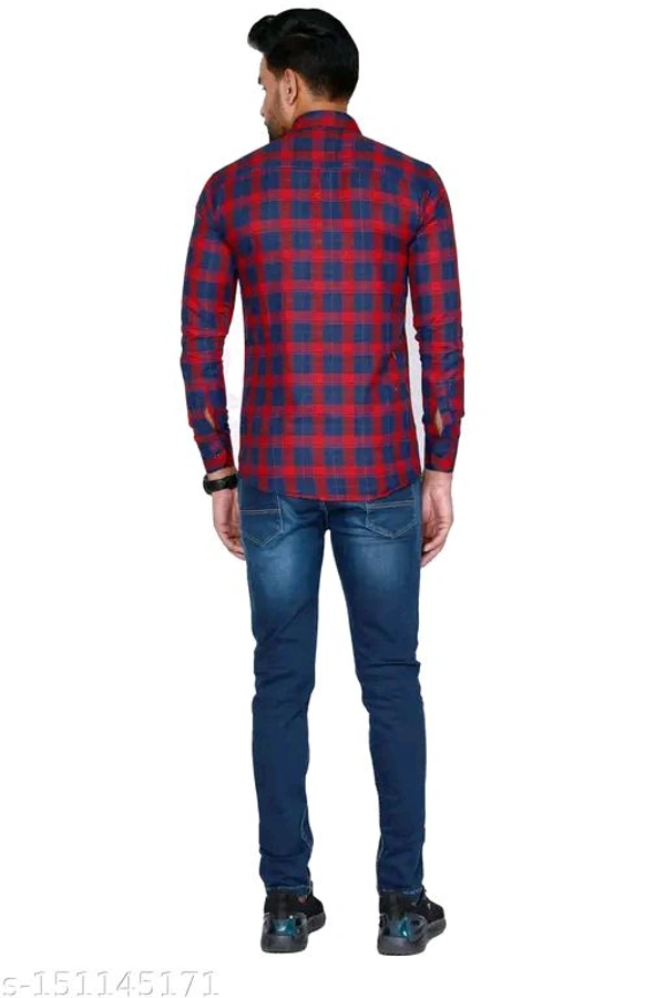 Classic Graceful Men Shirts* - Red, M