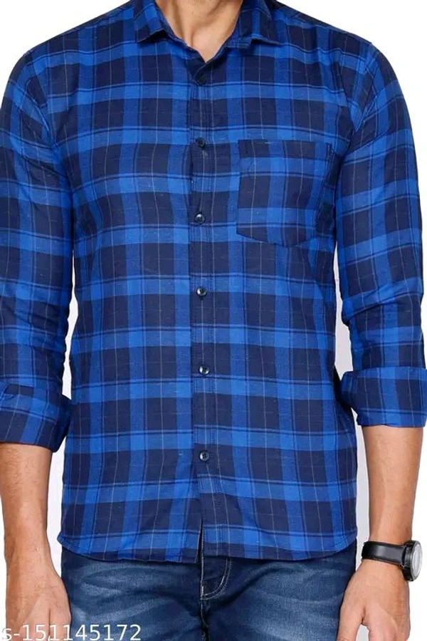 Classic Graceful Men Shirts* - Blue, M