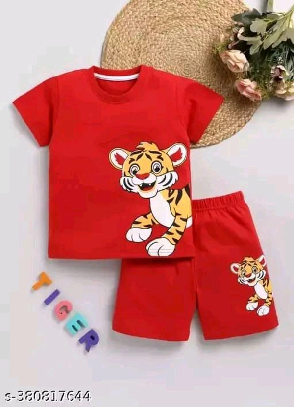 Baby boy and girls dress - Red, 1-2 Y