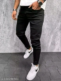 Men For Black Jeans  - Black, 26