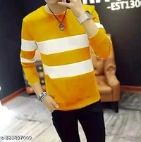 T Shirt For Men Stylish  - White, M