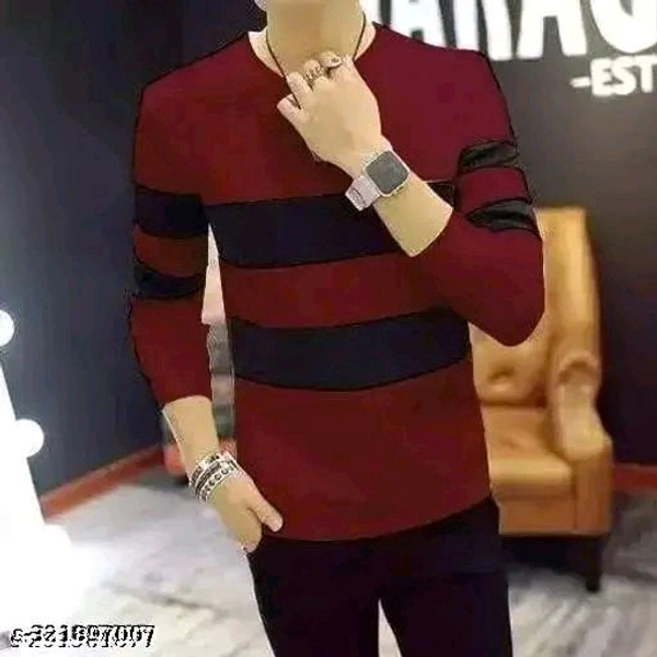 T Shirt For Men Stylish  - White, M
