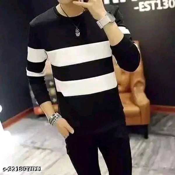 T Shirt For Men Stylish  - White, M