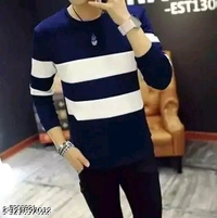 T Shirt For Men Stylish  - White, M