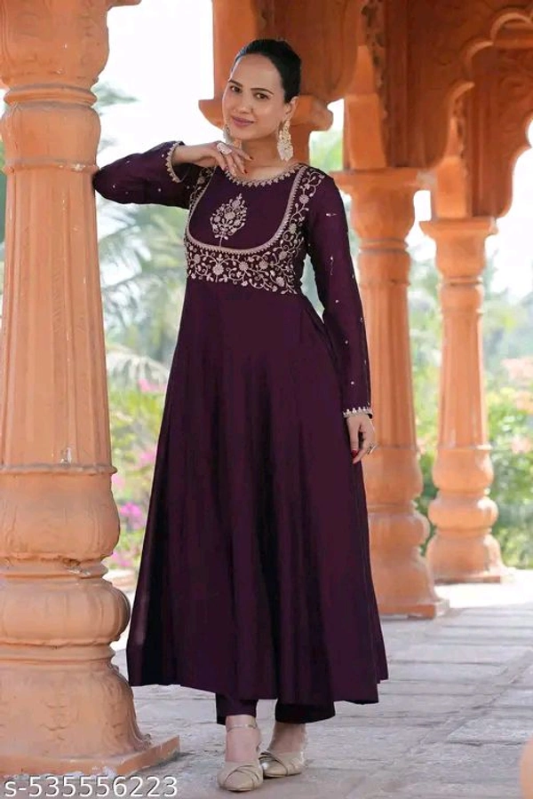 Stylish Latest Kurta Women  - Cardinal Pink, M