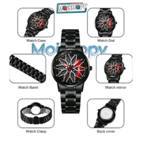 Trendy Man Analog Watch Spinning Watch  - Red, Free Size