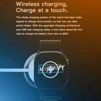 Ultra Watch Series 8 HD Display  - Black, Free Size