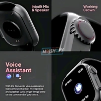 Ultra Watch Series 8 HD Display  - Black, Free Size