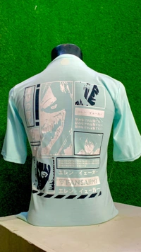Animi printed t-shirt for men,s  - L