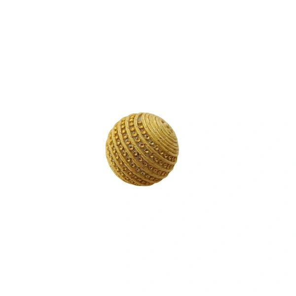 Diamond Ball With Golden Strip (Pack Of 25) - Tan, 52 mm (Diameter)