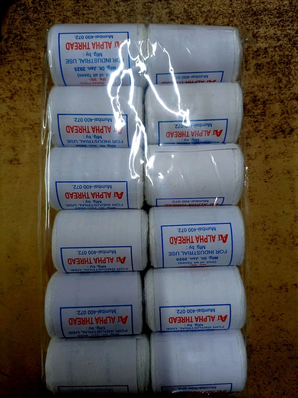 Heavy Quality Thread (Pack Of 12) - White