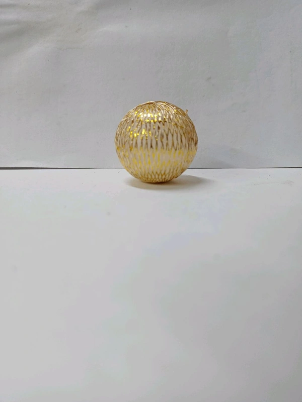 Jari Fabric Ball (Pack Of 25) - Old Gold, Small
