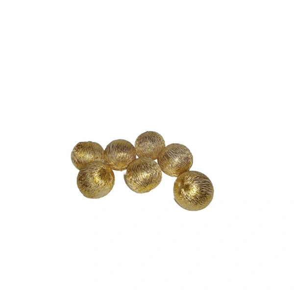 Jari Fabric Ball (Pack Of 25) - Old Gold, Small