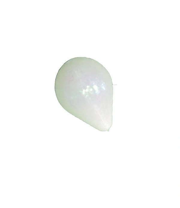 Shining Nariyal Shaped (Pack Of 25) - White, Small