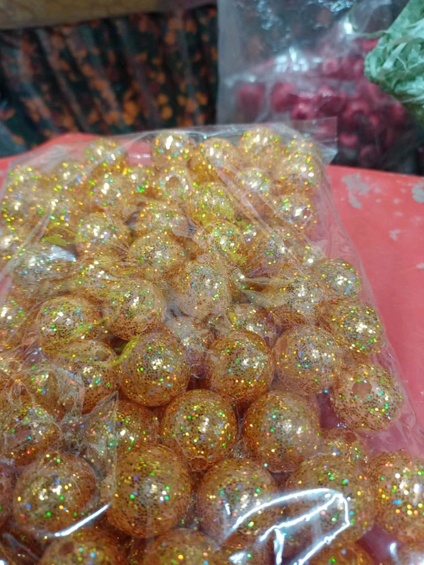 Metallic Colour Shining Ball (Pack Of 50) - Small