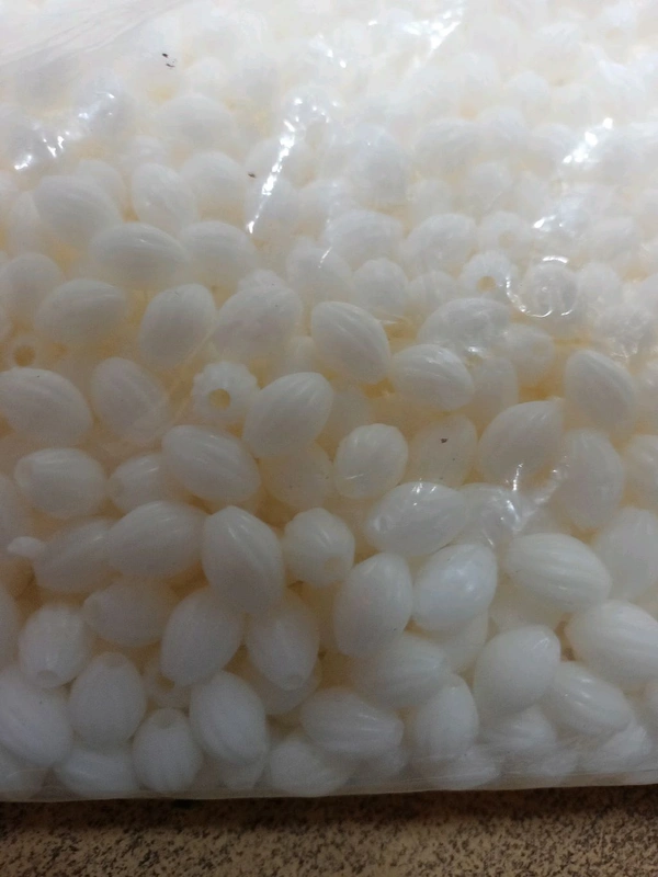 Japanese Cherry Brand Beads (200 Grams) - White, 2 cm
