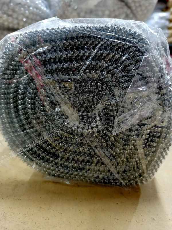 Silver Lace (For Use In Saree,Decorations,Etc) - Silver