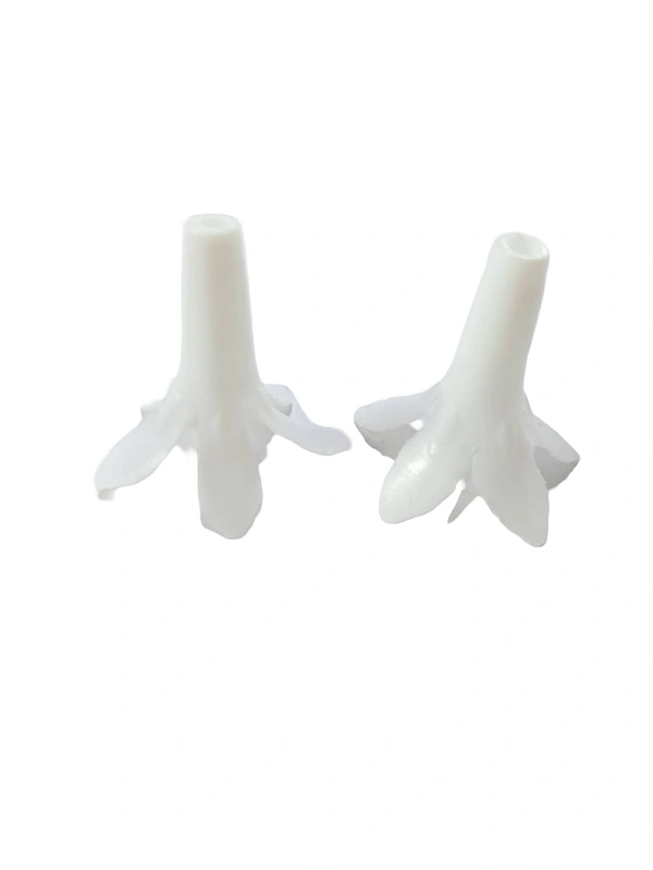 Plastic Flowers (200 Grams)  - White, 4 cm