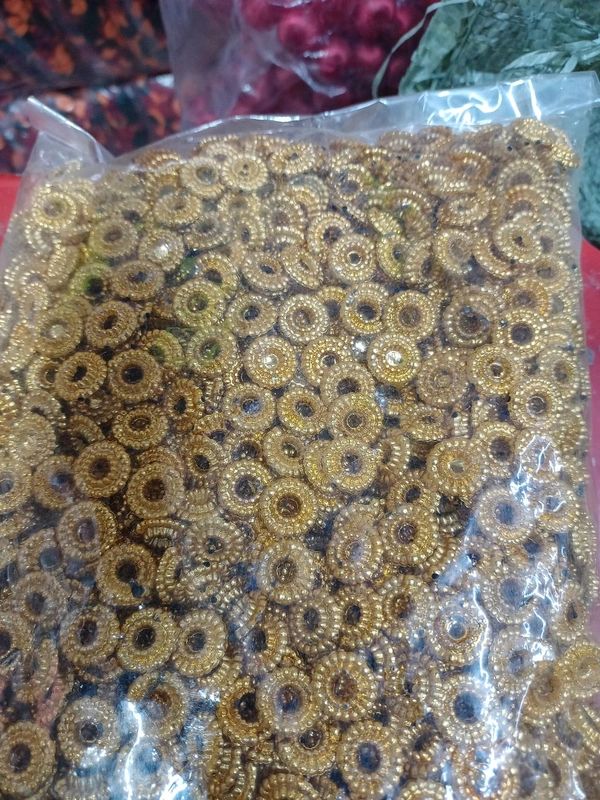 Golden Design Beads (200 Grams) - Gold