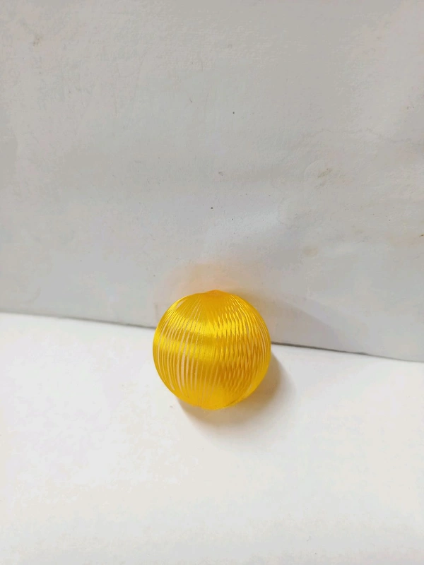 Resham Ball (Pack Of 25) - Laser Lemon, 18 mm (Diameter)