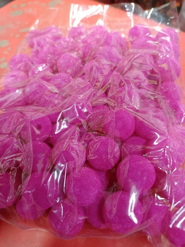 Premium Velvet Ball (Pack Of 40) - Electric Violet