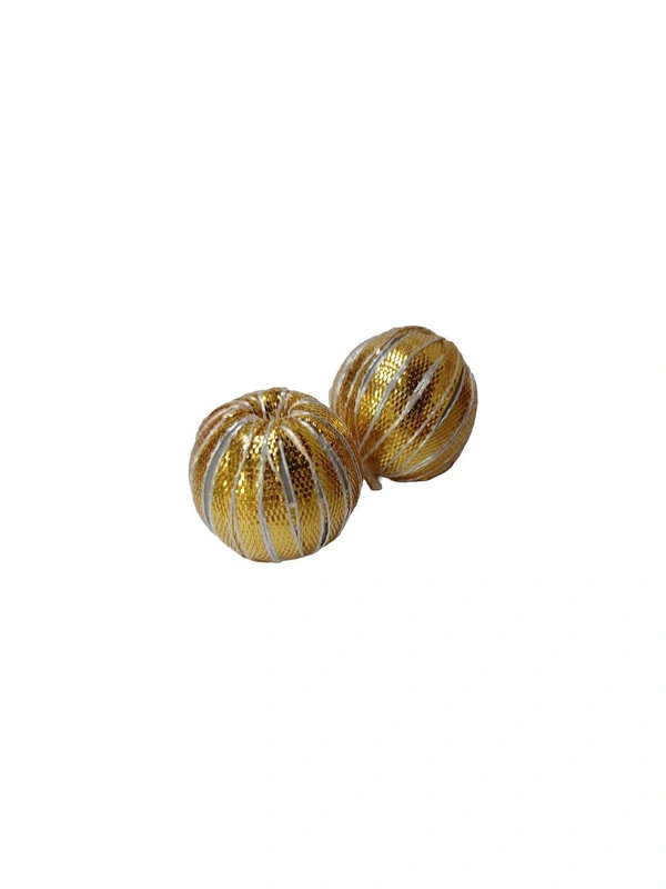 Golden Stripped Ball (Pack Of 25) - Small