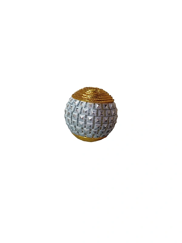 Diamond Ball Designed (Pack Of 25) - Big, Silver